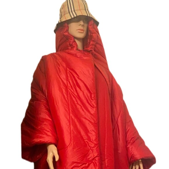 ORIGINAL "NORMA KAMALI" MODERN SLEEPING BAG COAT+ORIGINAL STORAGE BAG M/L - Picture 2 of 12